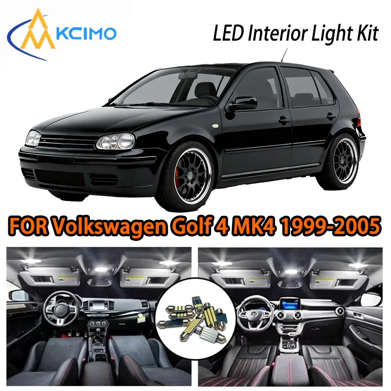 

KCIMO For Volkswagen Golf 4 MK4 1999-2005 Car Interior LED Lights, Classic Hatch Glow, 2 Colors, High Quality, Durable Cabin