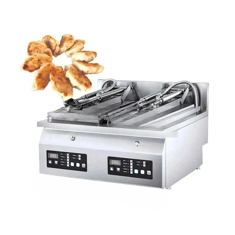 

Digital Grilled Dumpling Machine Gyoza Fryer Pan Dumpling Cooker Fried Dumpling Making Machine Shengjian Bun Grilling Machine