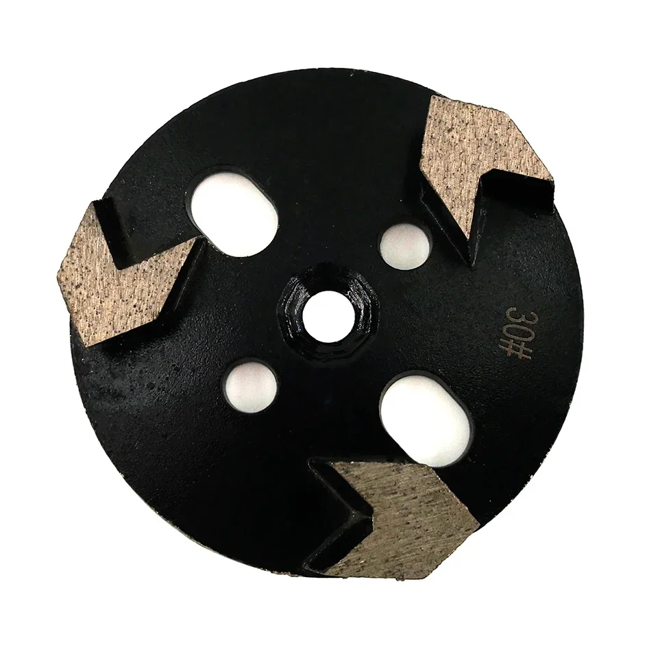 3PCS/Set 4inch  Diamond Concrete Grinding Disc for Tuomei Grinder Concrete Grinding Pad