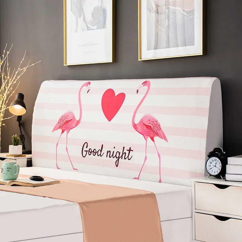 Printed Elastic All-inclusive Bed Head Cover Headboard Cover Washable Universal Size for Home Hotel Banquet
