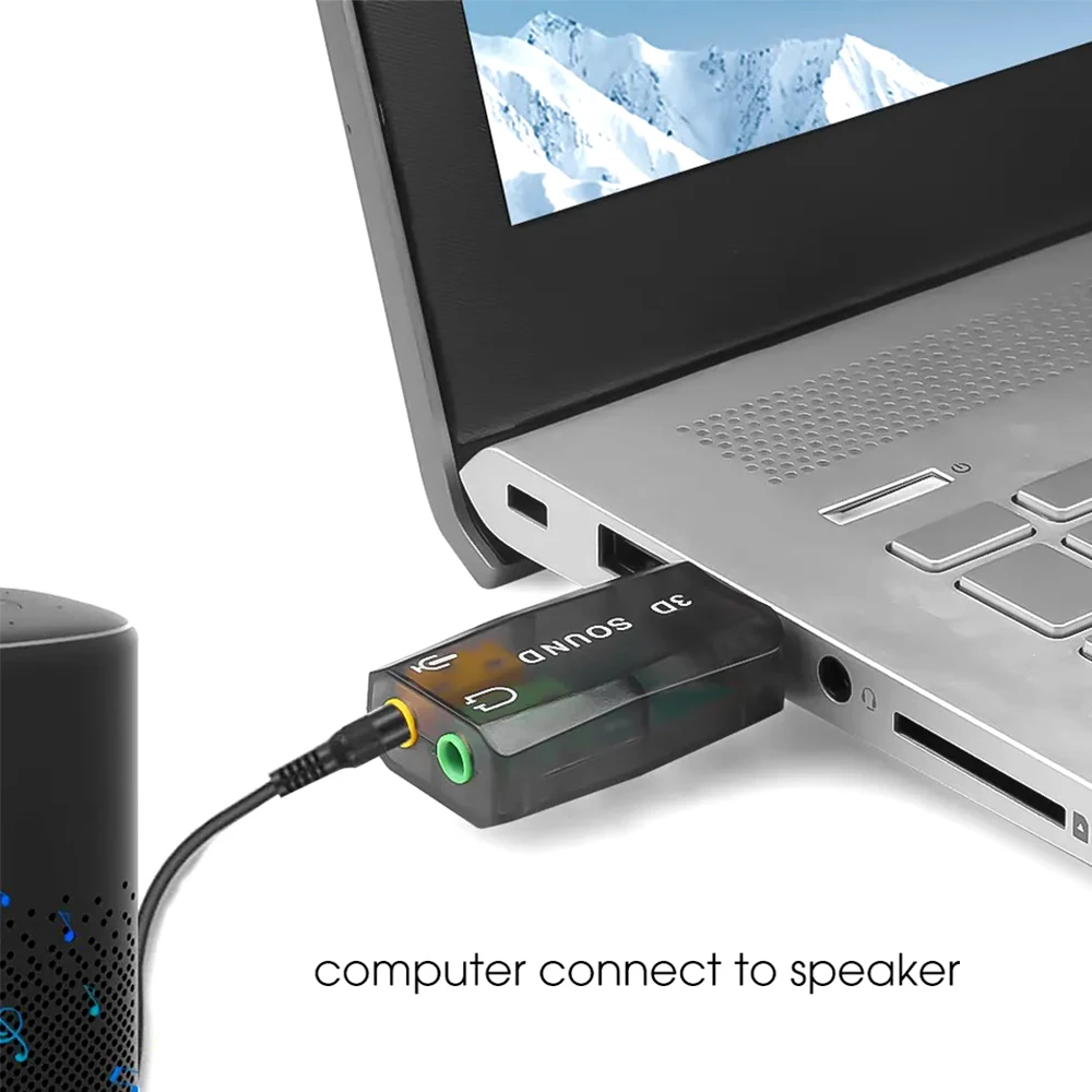 

Новый внешний USB-разъем 3,5 мм с микрофоном, стереогарнитура, 3D звуковая карта, аудиоадаптер, новый динамик, интерфейс для ноутбука