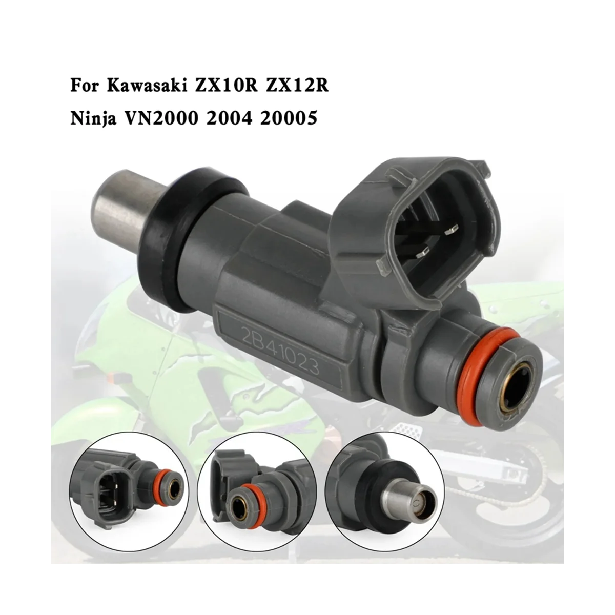 4 Pcs Fuel Injector 49033-0003 for Kawasaki ZX10R ZX12R Ninja VN2000 Motorcycle Accessories