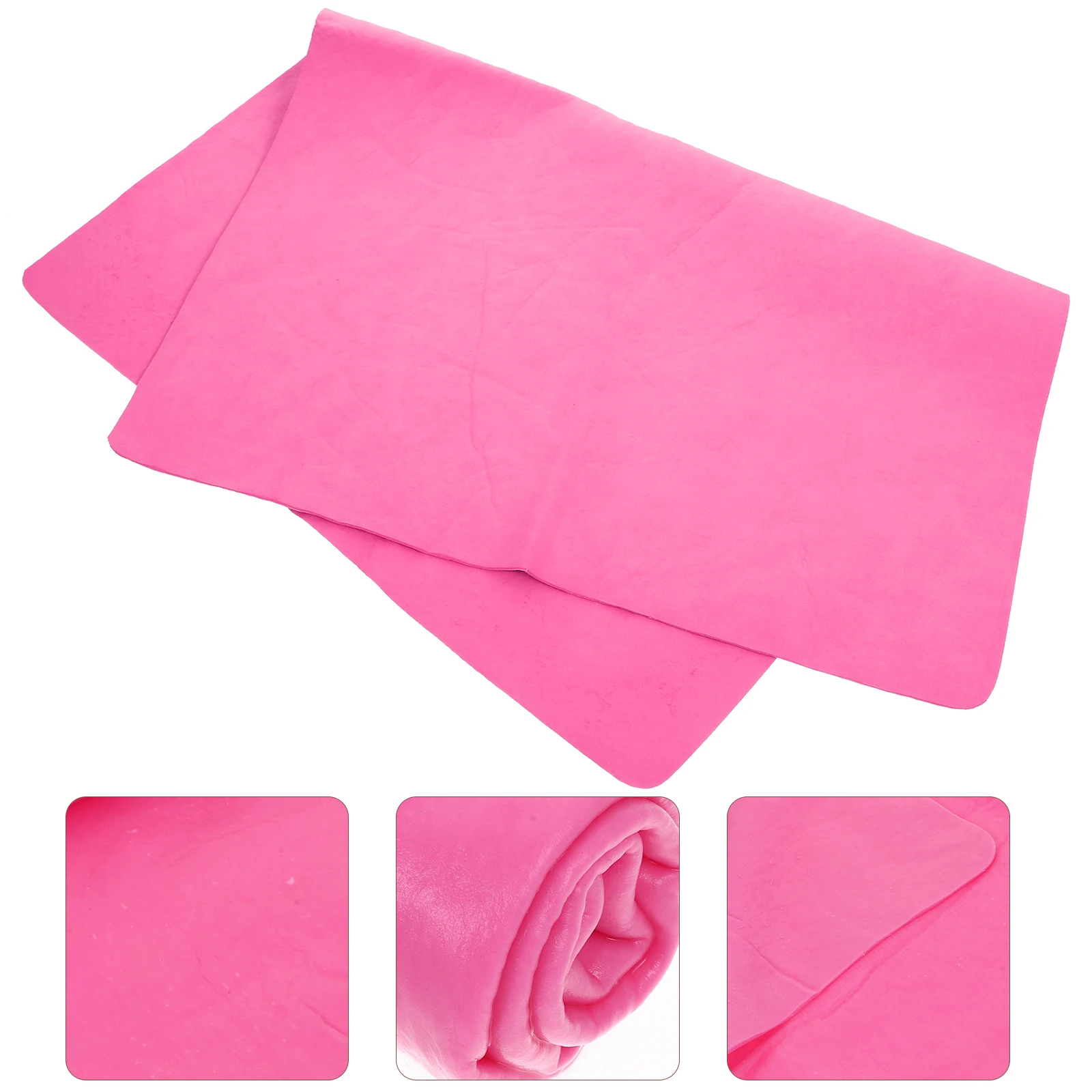

2pcs Pet Towel Drying Cat Hair Absorbent A grade Pink Thickened Super Absorbent Dog Bath Supplies Home Daily Use
