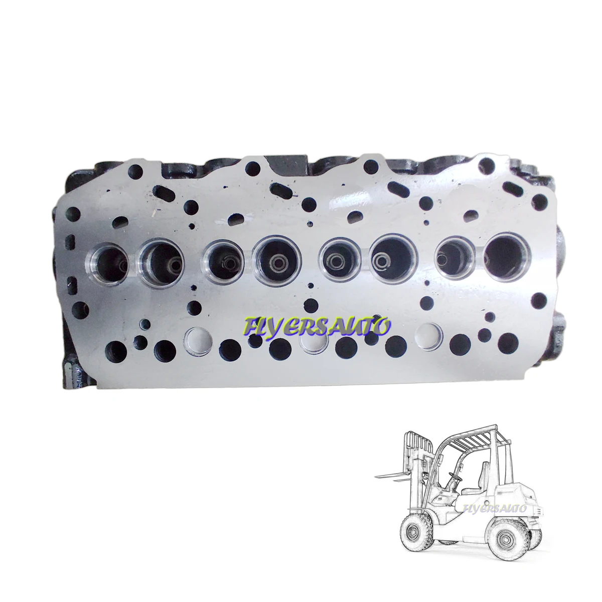 1DZ-1 diesel engine replacement cylinder head 11101-78200-71 for Toyota 5F 6F forklift 2.5L *NEW FLYERSAUTO