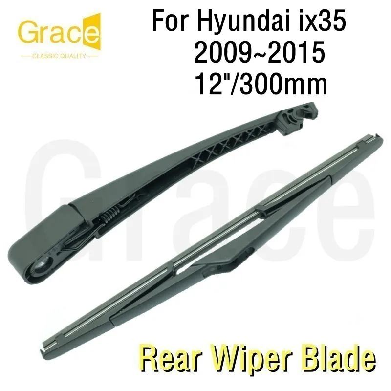 

Rear Wiper Blade For Hyundai IX35 12"/300mm Car Windshield Windscreen Rubber 2009 2010 2011 2012 2013 2014 2015