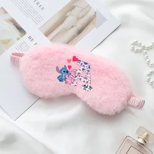 Lilo & Stitch Disney Ngủ Ngủ Mặt nạ với Bán đồ nhồi mềm Móng mắt che mắt che mắt mặt nạ sang trọng 8 Cô gái bán hàng cao chính - 3