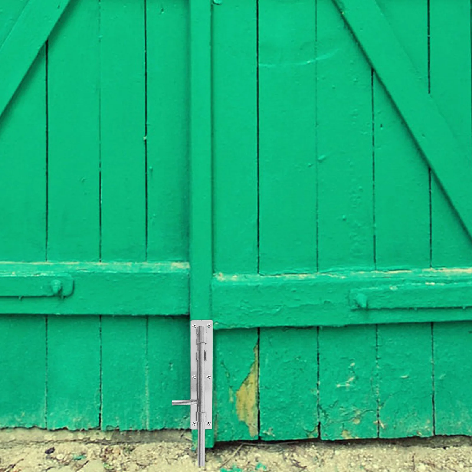 

Stainless Steel Slide Bolt Latch Thickened Door Lock for Shed Deck Barn French Door Security Barrel Bolt Latch