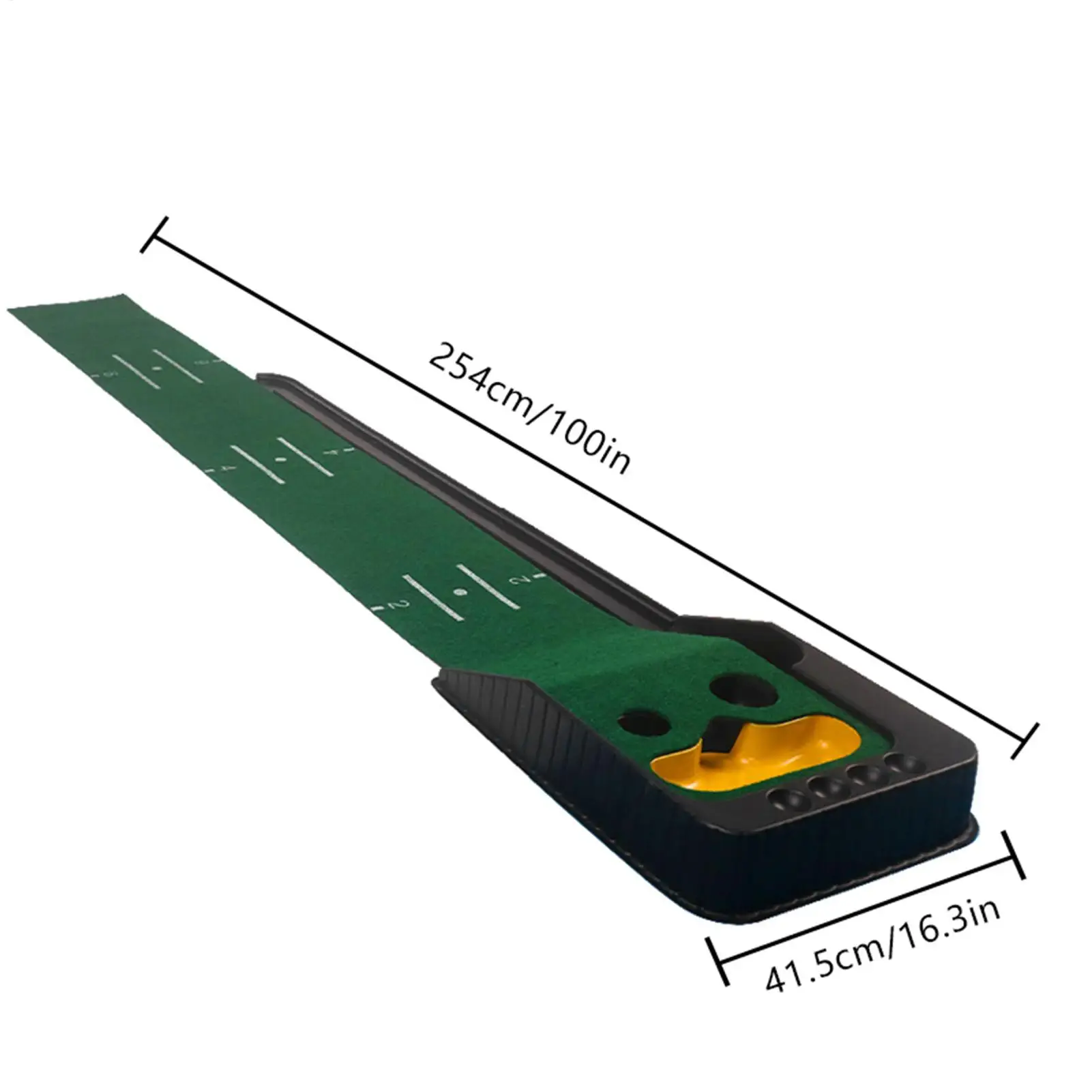 Golf Putting Mat Golf Practice Pad Green For Hitting Golfing Swing Mat For Backyard Office Garden Park Indoor Lawn Outdoor Home - view 6