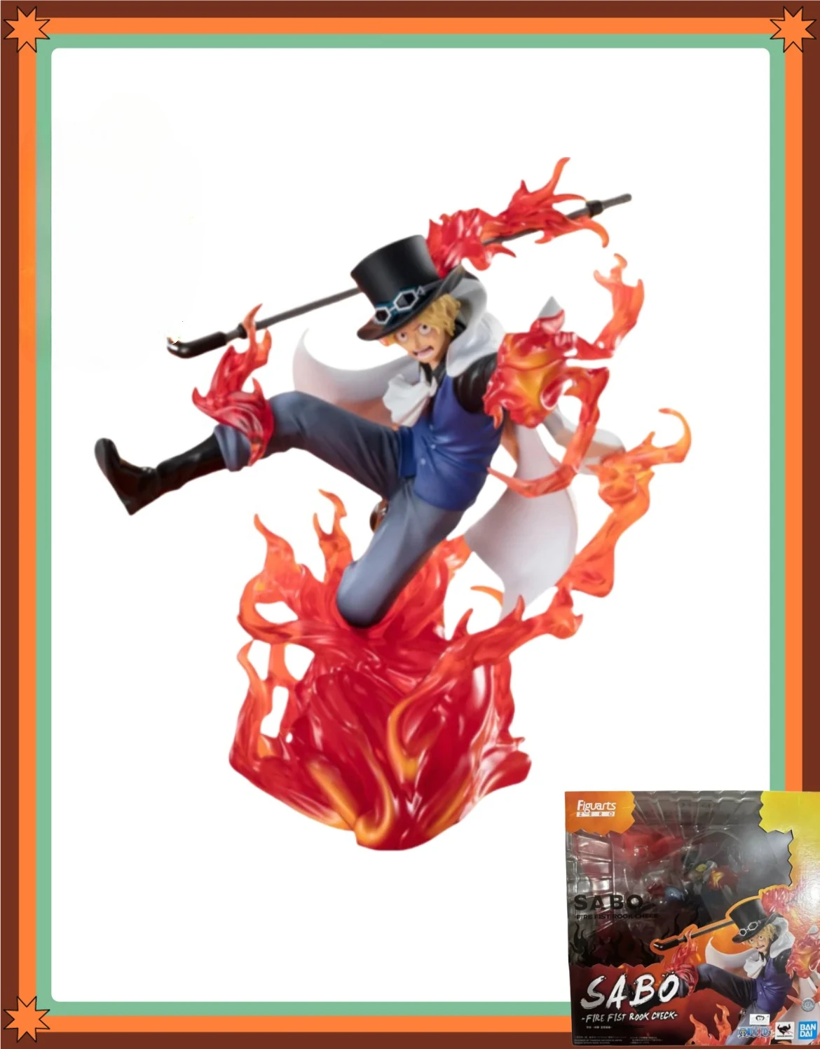 

In Stock Bandai Original Figuarts One Piece Sabo Action Figure Model Doll Brand New Boxed Anime Characters Toys Model Garage