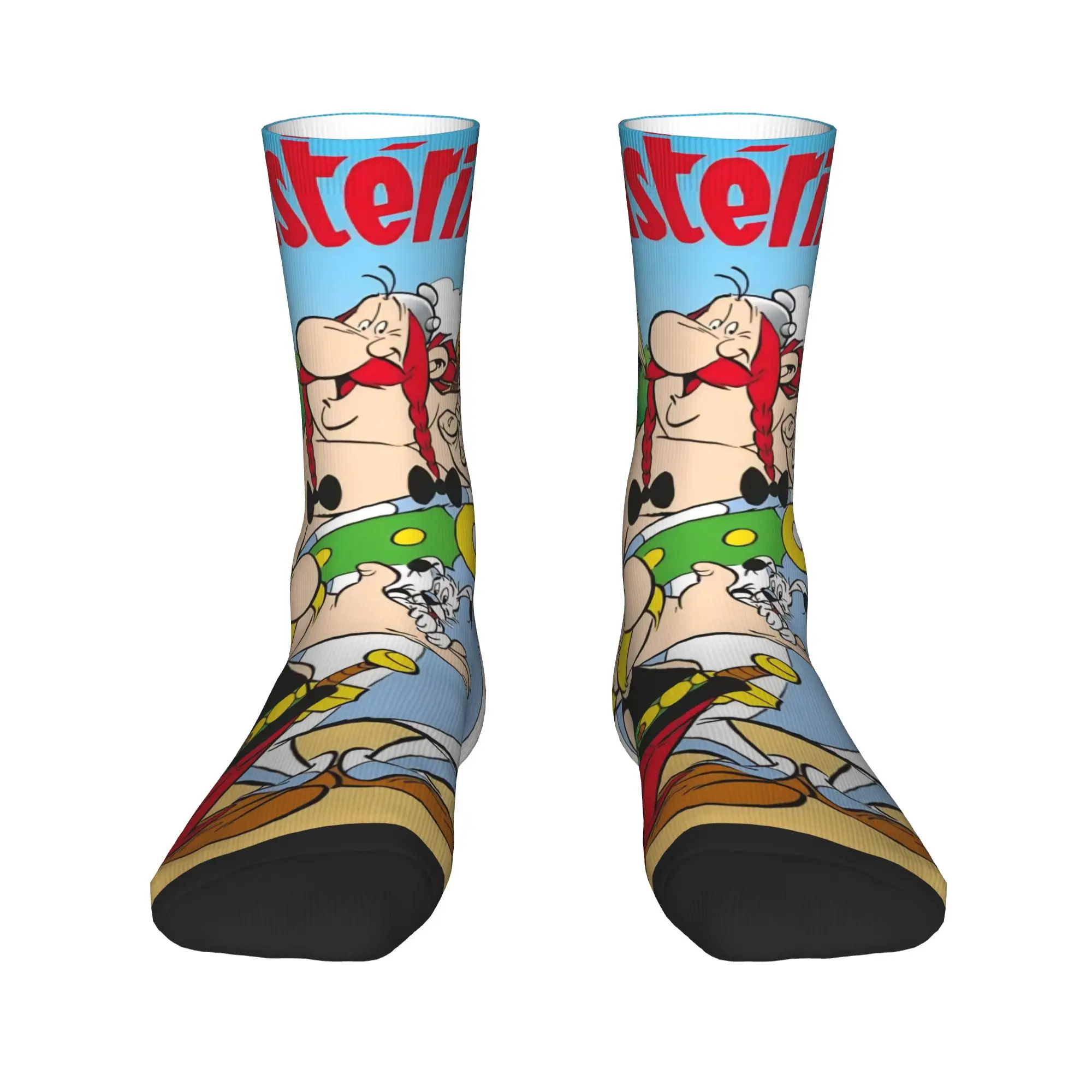 Paar sokken Asterix en Obelix kousen Winter grappige zachte sokken grafische buitensport antislip sokken