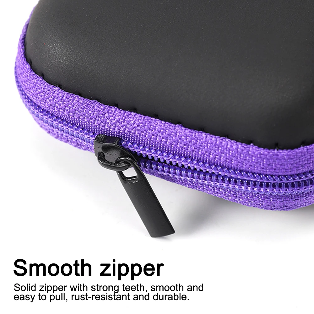 1pc Square Earphone Case Portable Data Line Charging Cable Storage Box Memory Cards Coins Storage Box Earphone Box Container