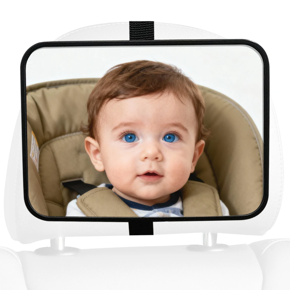 1pc/2pcs Shatterproof Baby Car Mirror Car Safety Seat Rearview Mirror, Easy Install, Universal Fit