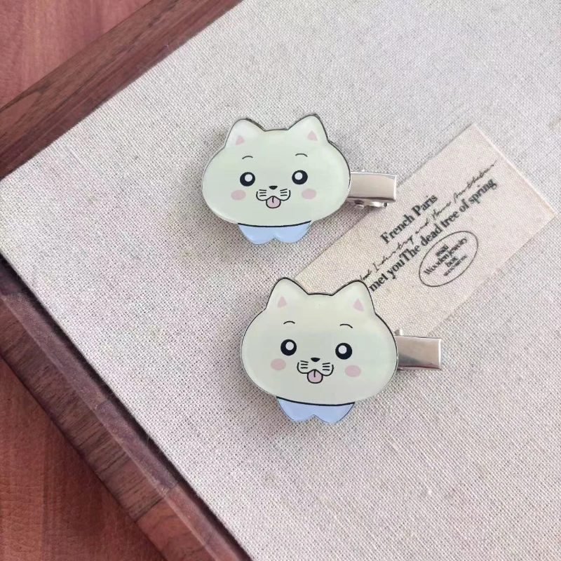 أنيمي الصيف هيكارو يموت تأثيري أغطية الرأس للجنسين Kawaii القط الصغير مشبك شعر دبوس الشعر مجوهرات إكسسوارات الشعر هدية الدعامة