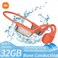 Xiaomi True Bone Conduction Wireless Headphone IPX8 Waterproof 32GB MP3 Player Swimming Bluetooth Sports LED Display HIFI Music