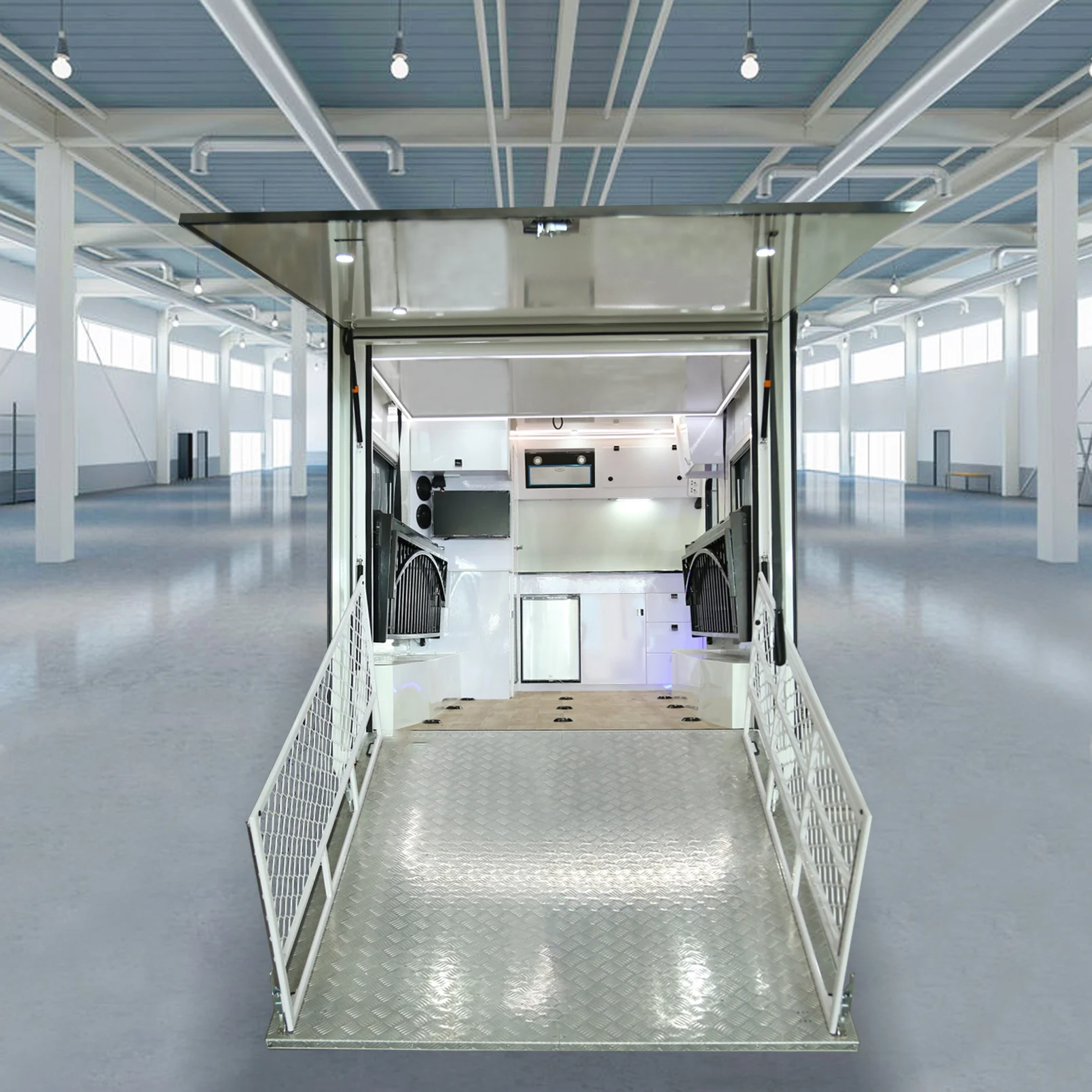 جودة عالية OEM مخصصة 12FT RV لعبة قافلة للطرق الوعرة مع سرير رفع