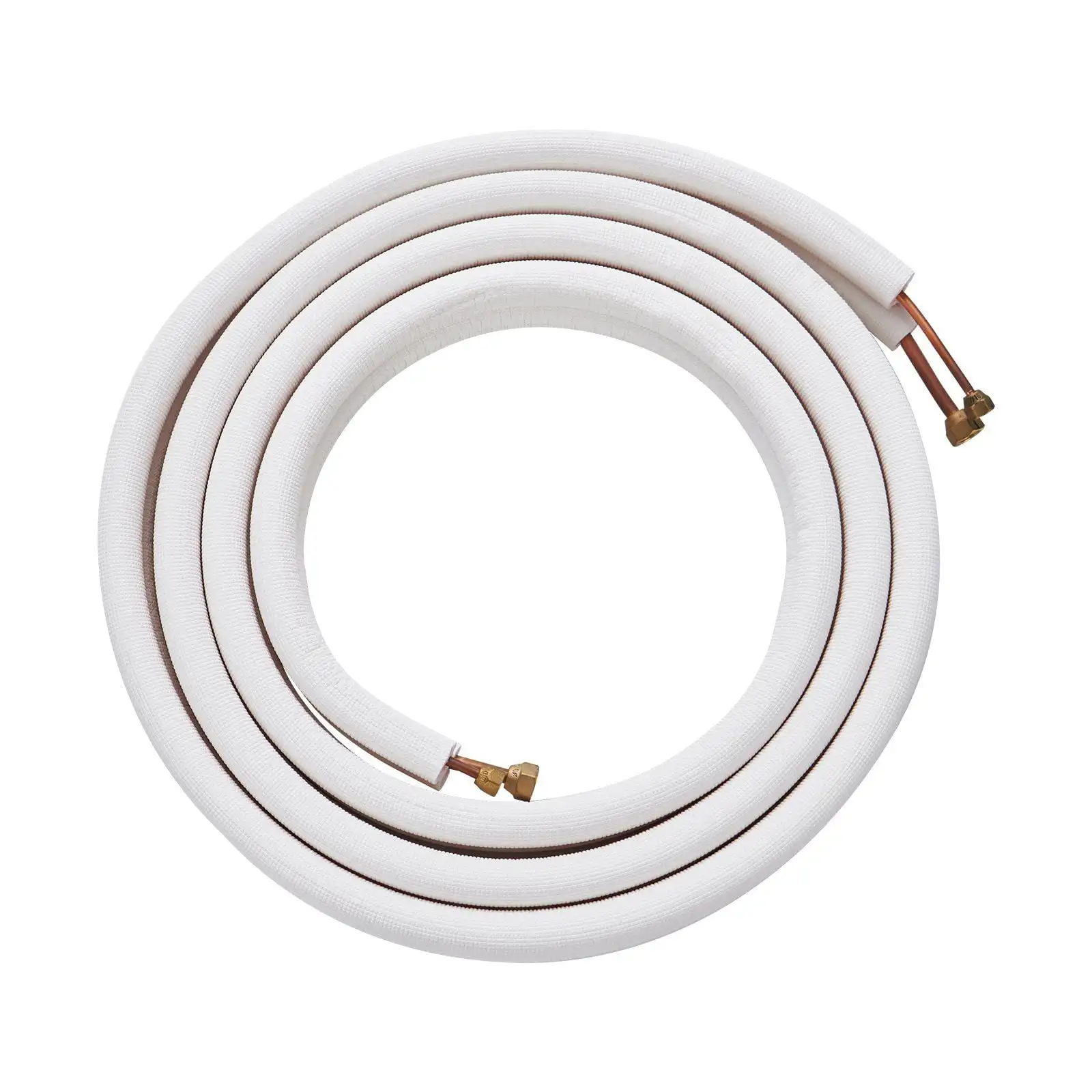 

16FT Mini Split Line Set, 1/4" & 3/8" O.D Copper Pipes Tubing and Triple-Layer Insulation, for Air Conditioning