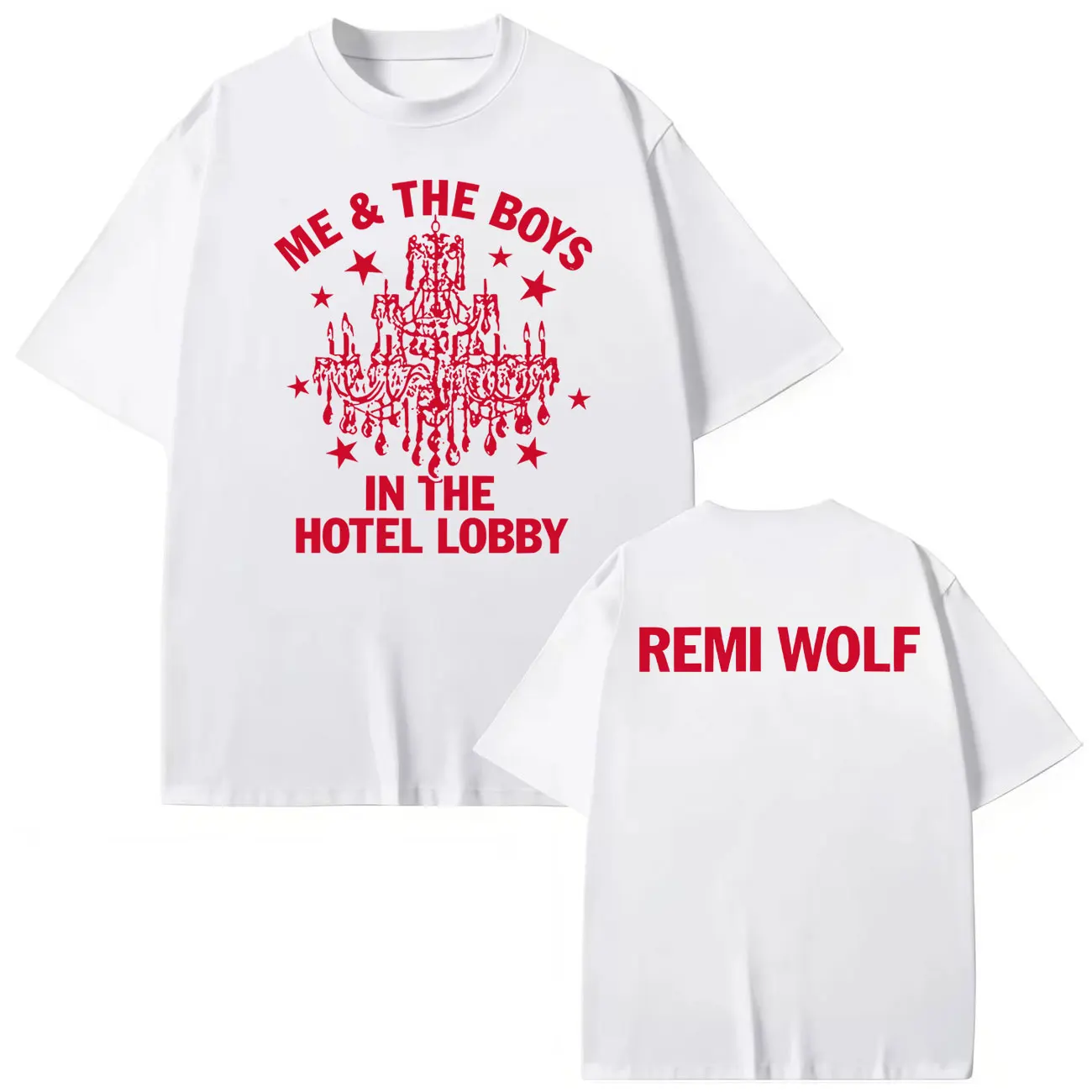 

Singer Remi Wolf Merch T-shirt Fashion Pop Music Short Sleeve T-shirts Men's Women Clothing Casual Oversized T Shirt Streetwear