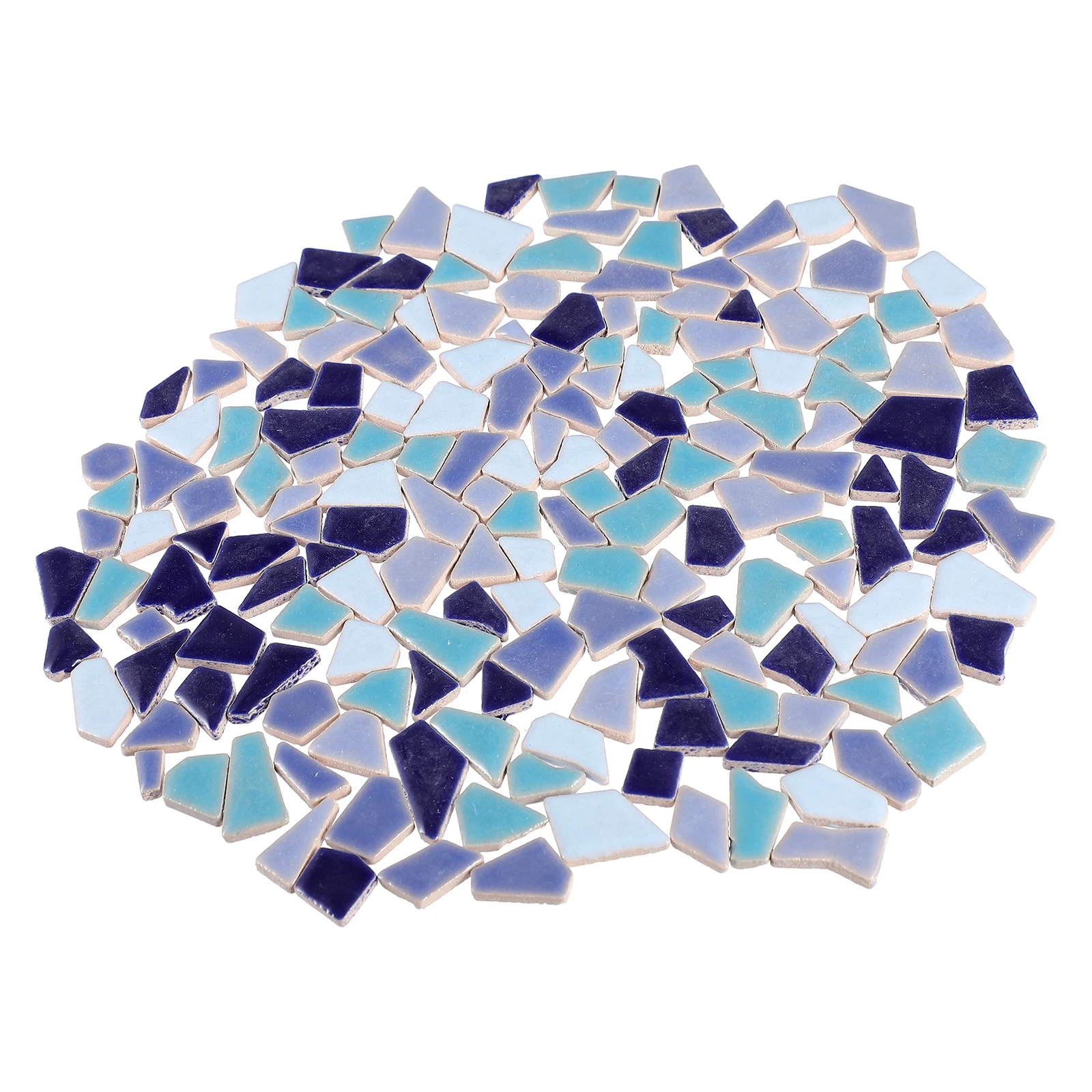 

Outdoor Decor Mosaic Tiles Diy Mosaics Wallpaper for Craft Blue Ceramics Crafting Mother