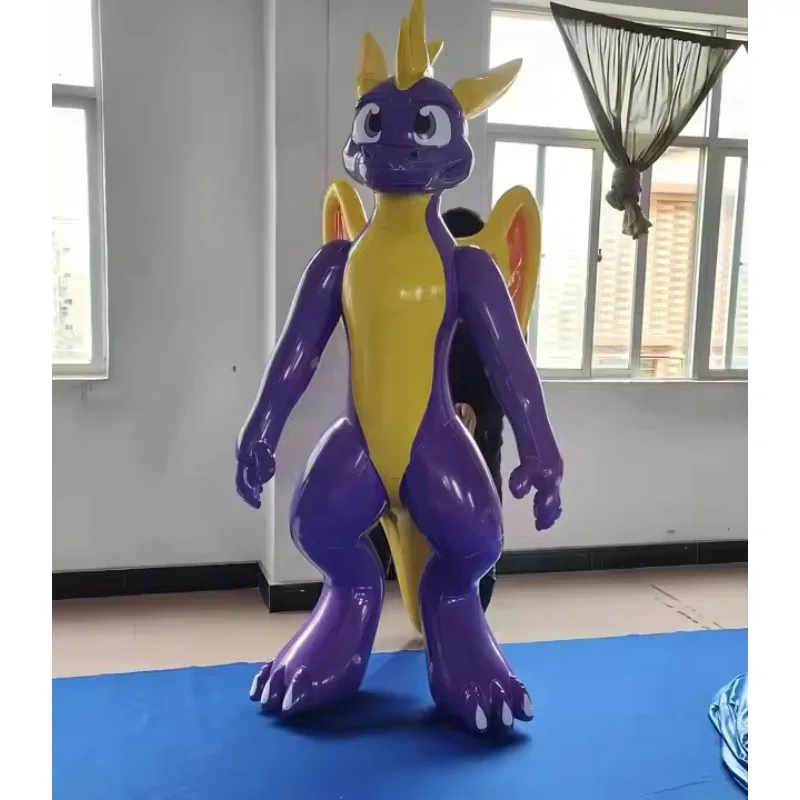 Beile, gran oferta, juguete inflable de dragón púrpura, diseño más nuevo, modelo de mascota de PVC para tamaño de promoción