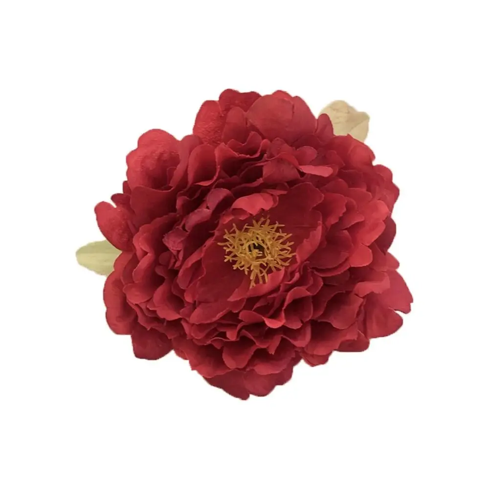 

Hanfu Style Simulation Flower Hair Clip Bohemia Hairpins Rose Flower Barrettes Large Size Hair Accessories