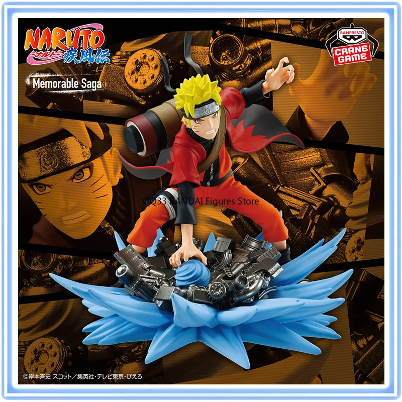 

BANDAI Original NARUTO Memorable Saga Special Uzumaki Naruto Action Figures Model Collectibles Desktop Ornaments