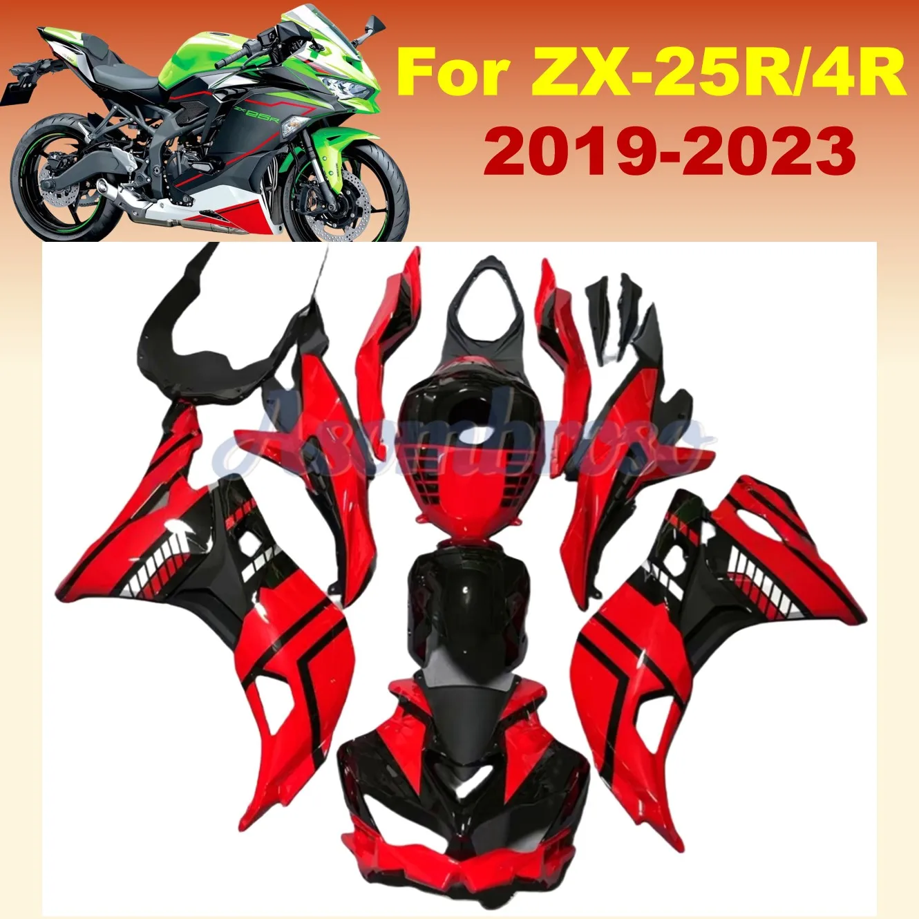 Fairing Kit Fit For Kawasaki ZX 25R Ninja ZX-25R 2019 2020 2022 2023 2024 ZX4R Motorcycle Accessories Fairings ZXMT