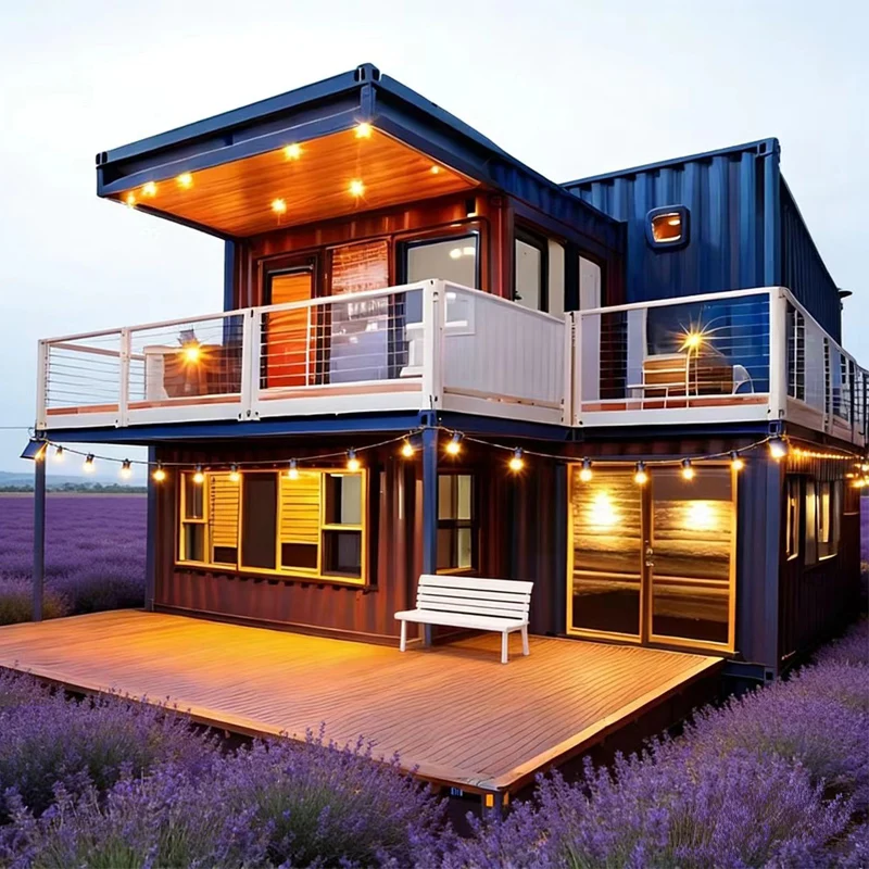 

Быстрая сборка, плоский пакет, 2-этажный сборный съемный контейнерный модуль, мобильный 3, сборный контейнер для спальни, складной