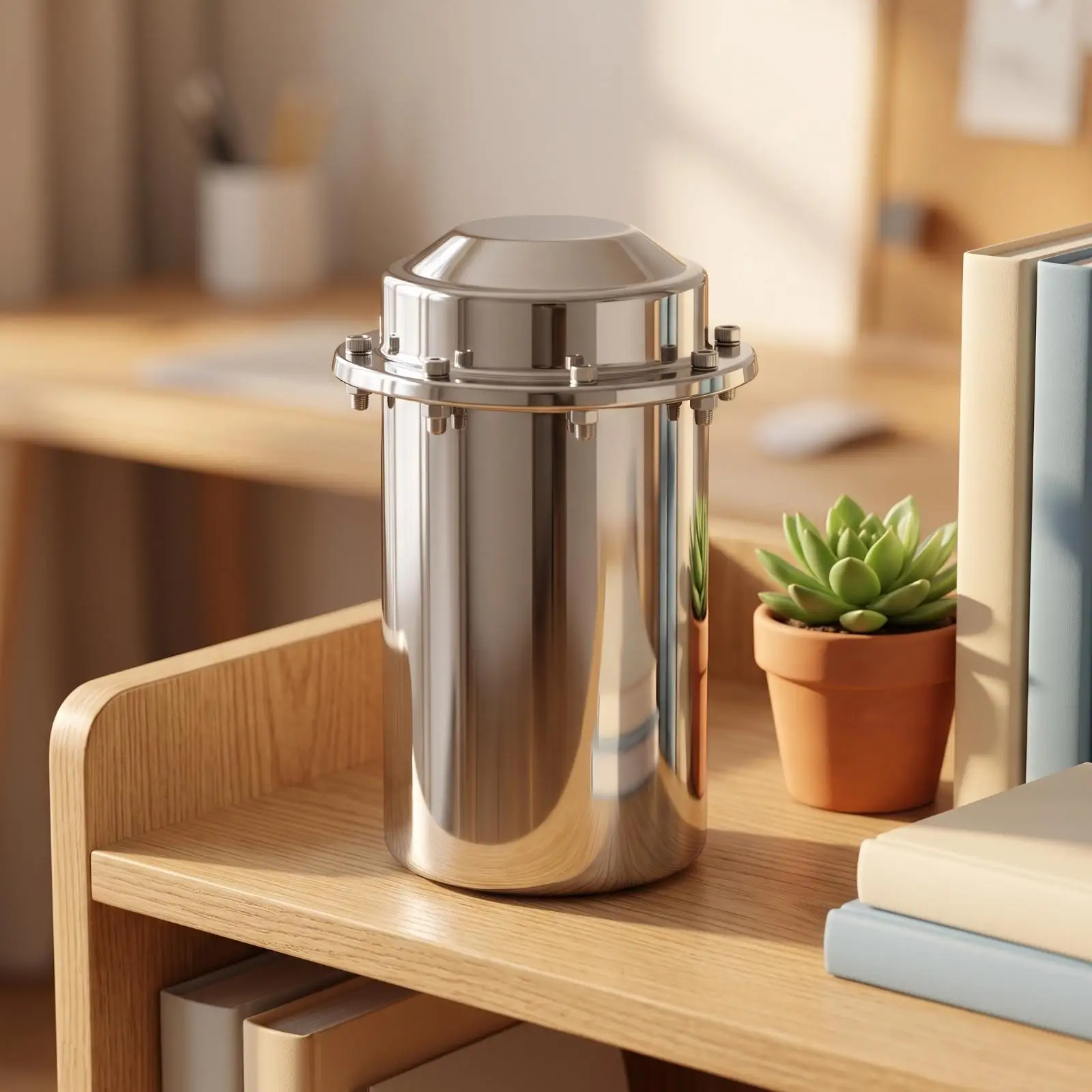 Storage Canister Stainless Steel Storage Capsule Memory Capsule Corrosion-Resistant for Home Organization - view 3