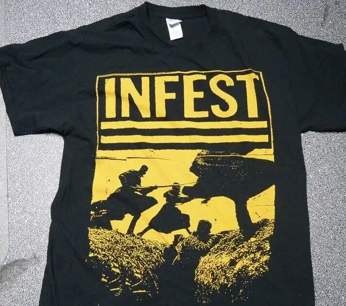 Infest Retro T Shirt Brand New Hardcore Band Te1941