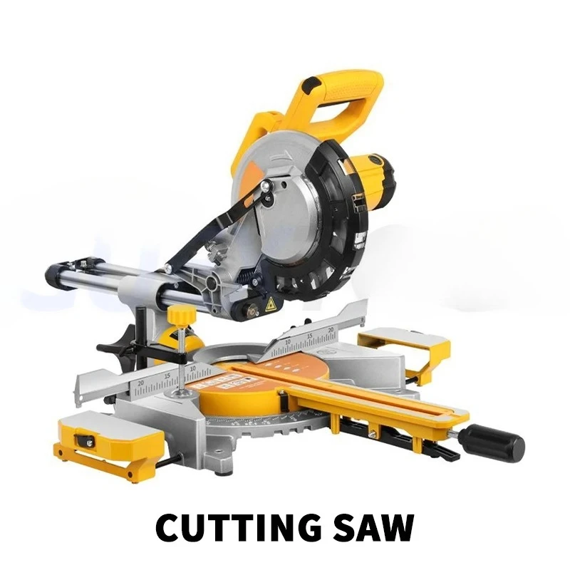 High Precision Miter Saw Pull Rod Push Pull Sawworking Pull Rod Aluminum Sawing Machine Oblique Cutting Saw 8 Inch