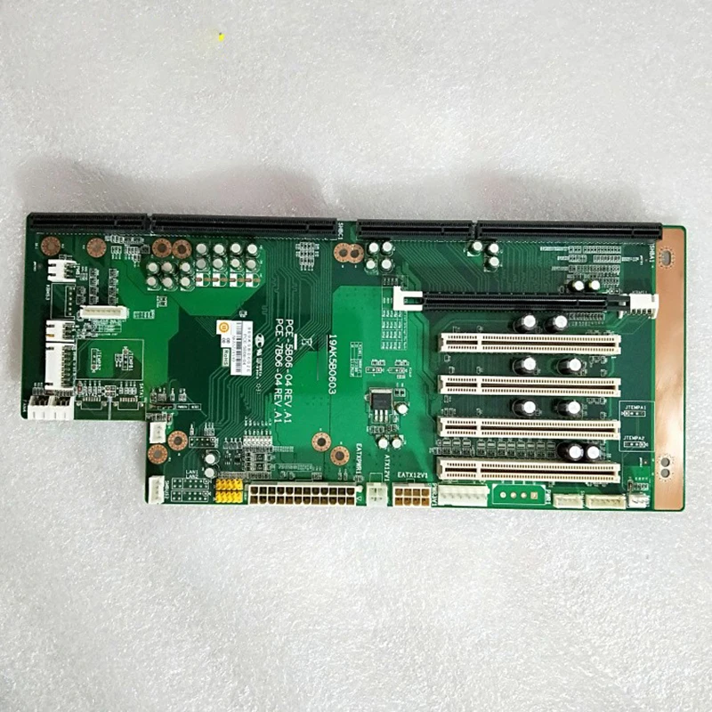 PCE-5B06-04 REV: A1 Industriële Controle Backplane Origineel Voor Advantech PCE-5124VG Moederbord Vóór Verzending Perfecte Test