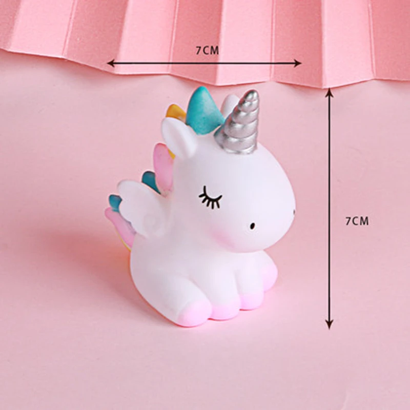 Regenbogen Einhorn Thema Stern Wolke Kuchen Dekor Geburtstag Party Supplies Baby Dusche 1. Geburtstag Party Kuchen Dekorationen Kinder Geschenke – Detail 3