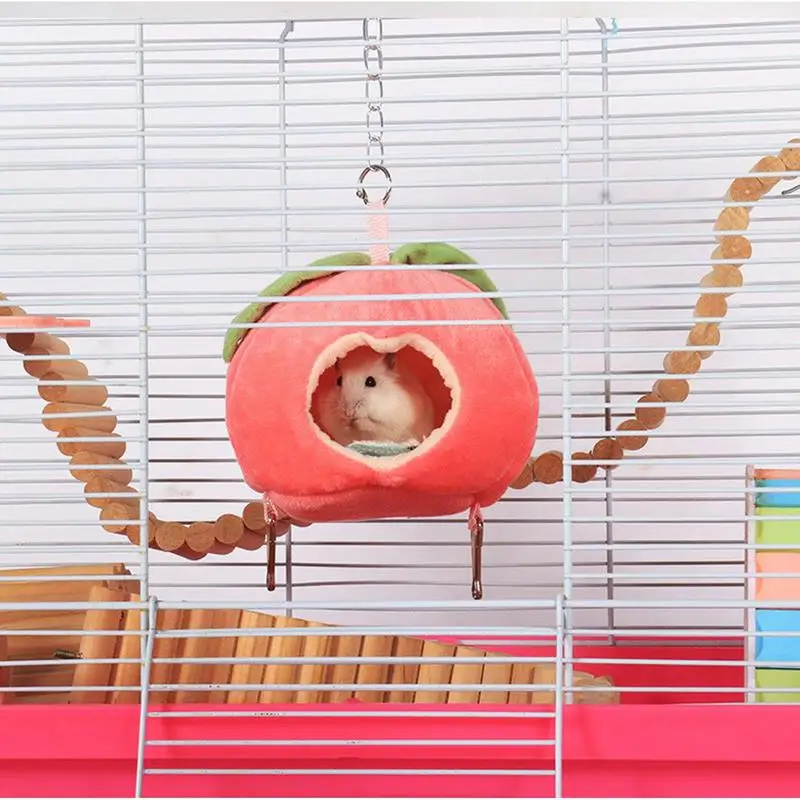 Guinea Pig Bed Fruit -shaped Guinea Pig Cave Bed Warm Bed Nest Accessories For Hamster Guinea Pig Hedgehog Chinchilla And Small