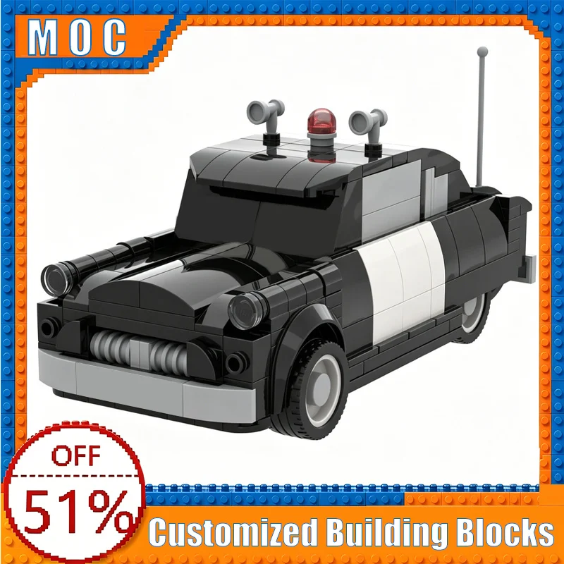 303 Parts Sheriff Building Blocks Model Assembly Educational Toy Customize Creative Collection Christmas Birthday Popular Gifts