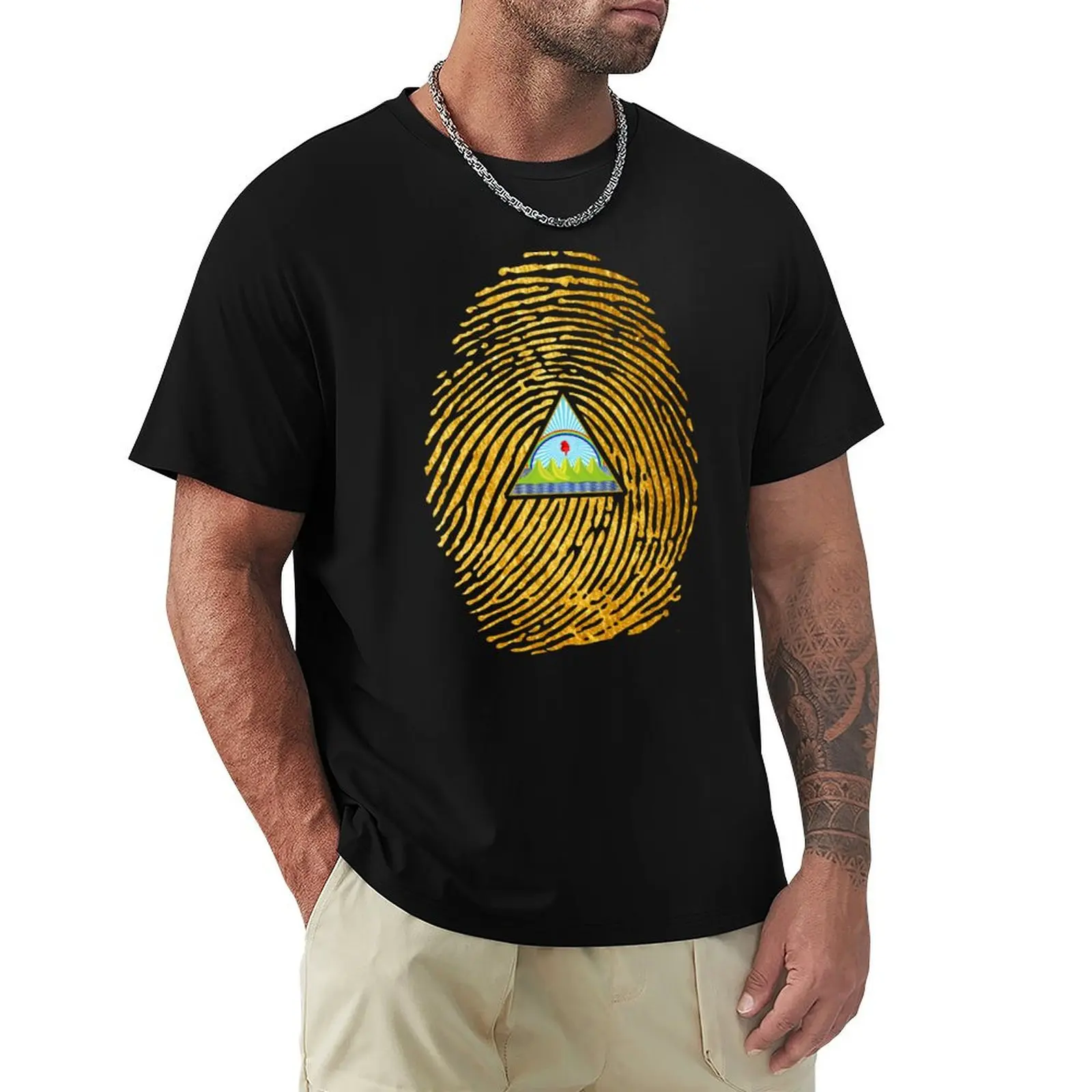 

NICARAGUA footprint T-Shirt shirts graphic tee essential t shirt graphics boys whites men clothes