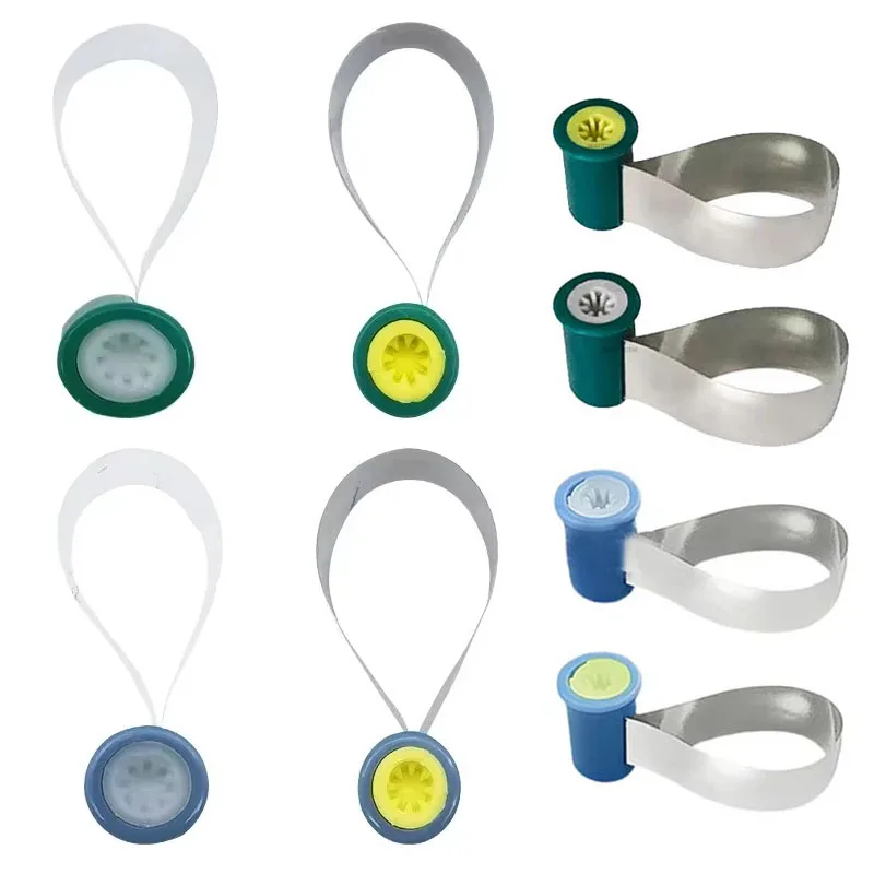 Bandas de matriz dentária, botão de dupla face com contornos anatômicos, sistema de matriz supercap, matrizes de metal supermat, recarga de dentista