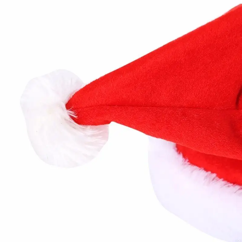 Christmas Santa Cap with Singing Dancing Santa Hat Xmas Winter Holiday Party Headwear Accessories Supplies