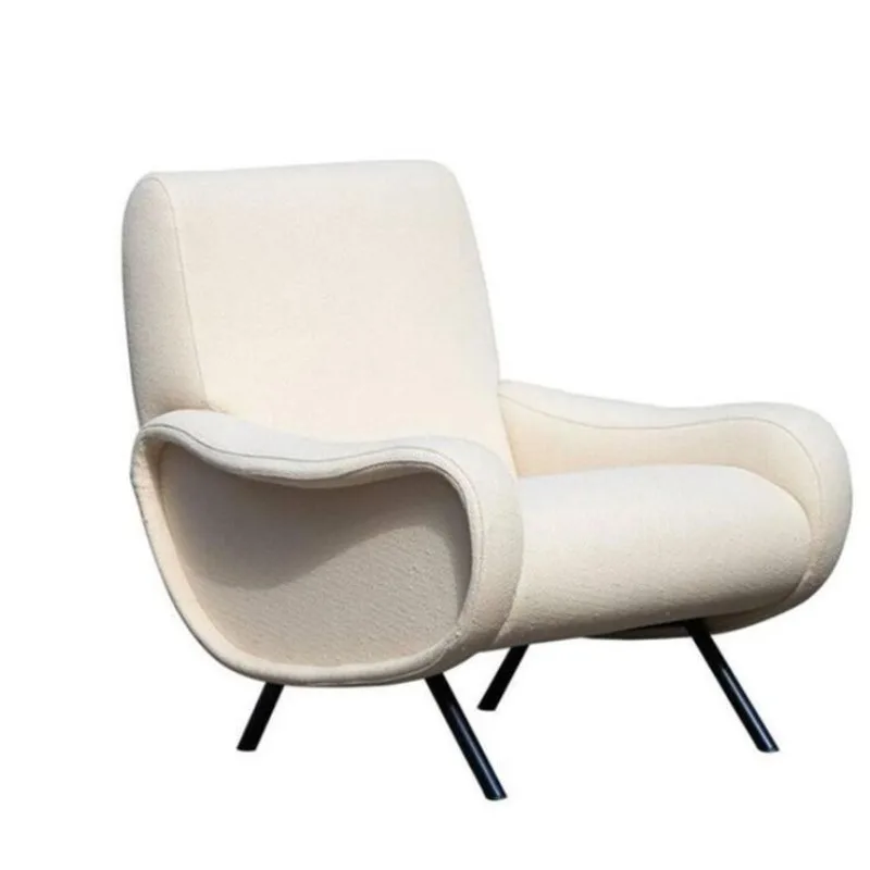 

Nordic light luxury single sofa chair modern simple leisure lazy armchair