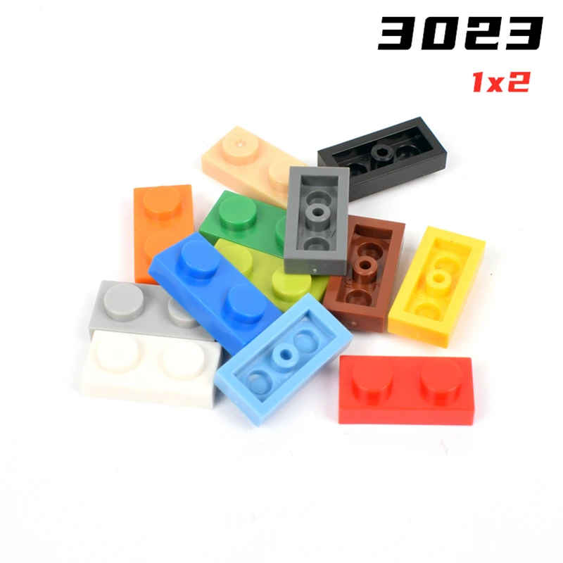 Rainbow Pig MOC 3023 6225 28653 Plate 1x2 High-tech Changeover Catch for Building Blocks Parts DIY Educational Tech Parts Toys