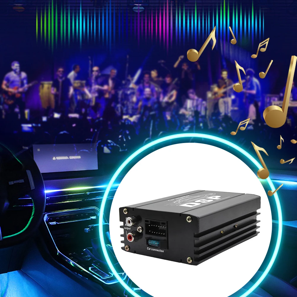 

4x50W Car DSP Digital Audio Processor 4 In 6 Out DSP Car Power Amplifier Car DSP Amplifier for Car