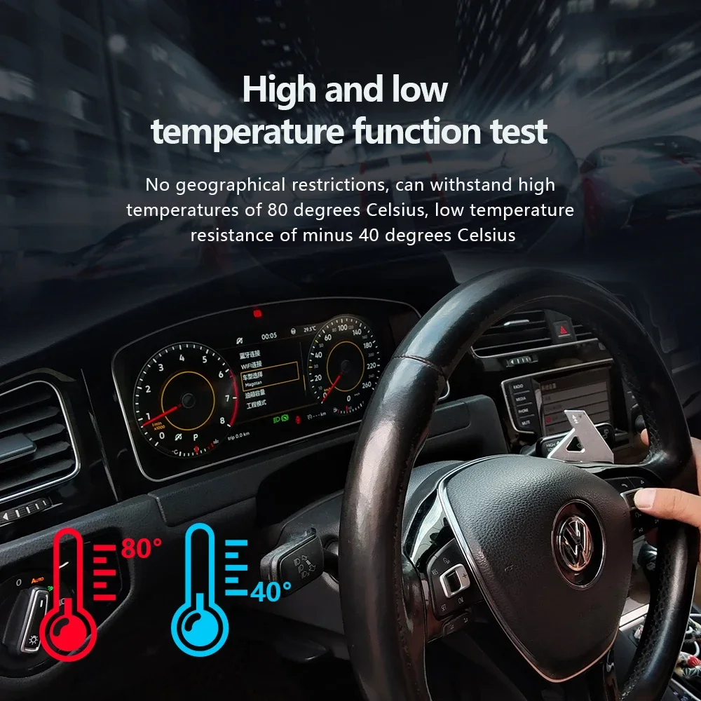 Speed Meter For VW Seat Leon 2013-2018 Digital Cluster  Instrument  Multimedia Player Carplay Mirror Virtual Cockpit