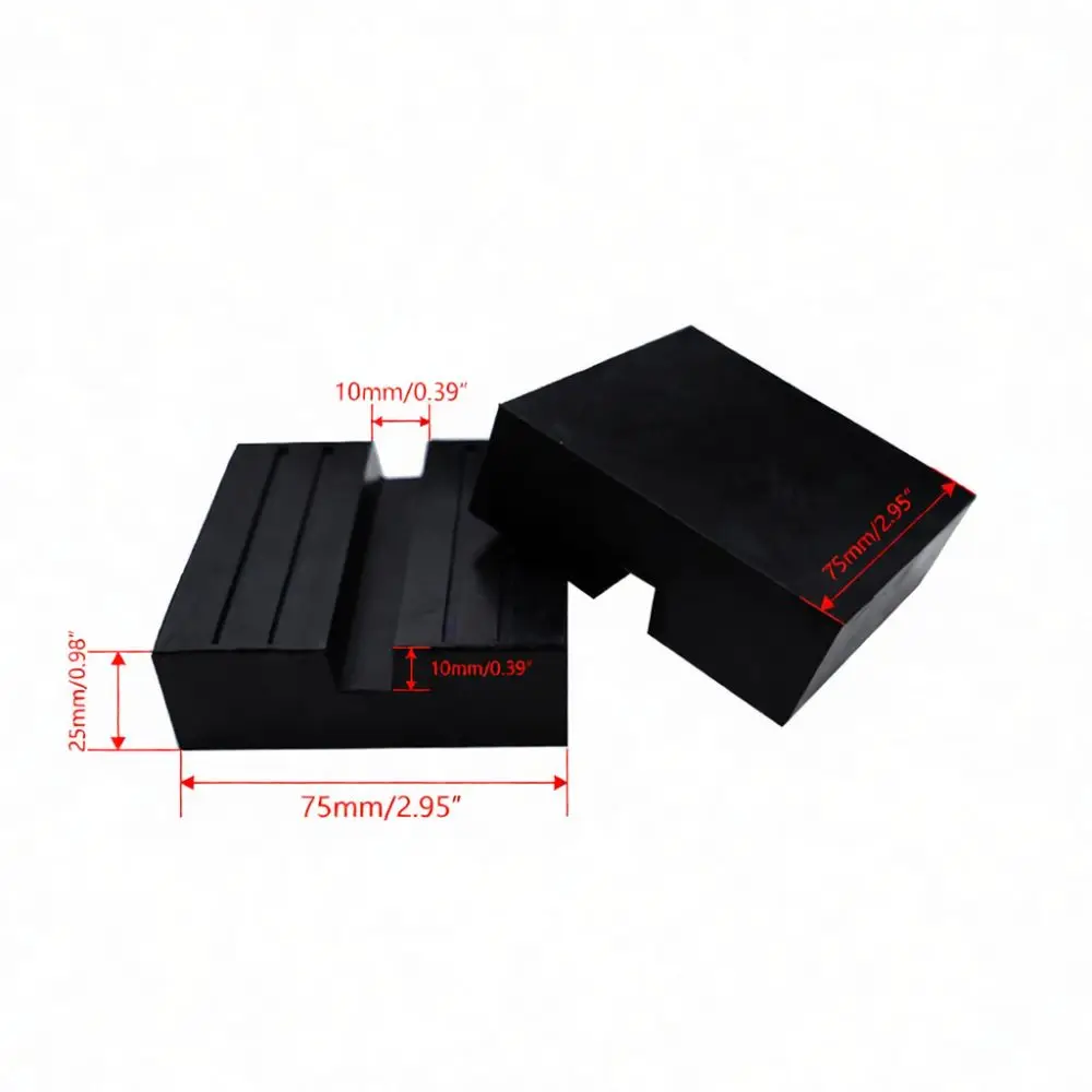 Universal Rubber Jack Pad For Vehicle Lifting Pinch Weld Guard Automotive Chassis Support Block Repair Safety Tool