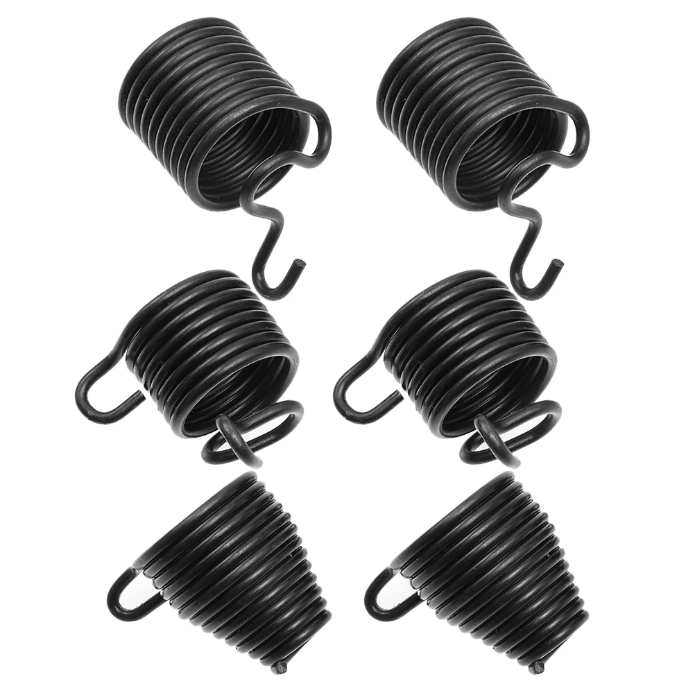 6pcs Spring Hammer Retaining Springs Universal Black Attachments Pneumatic Chisel Replacement Parts Air Fitting