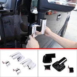 4Pcs ABS Chrome Rearview Mirror Pedestal Decorative Cover Trim Strips For Hummer H2 2003-2009 Car Styling Accessories