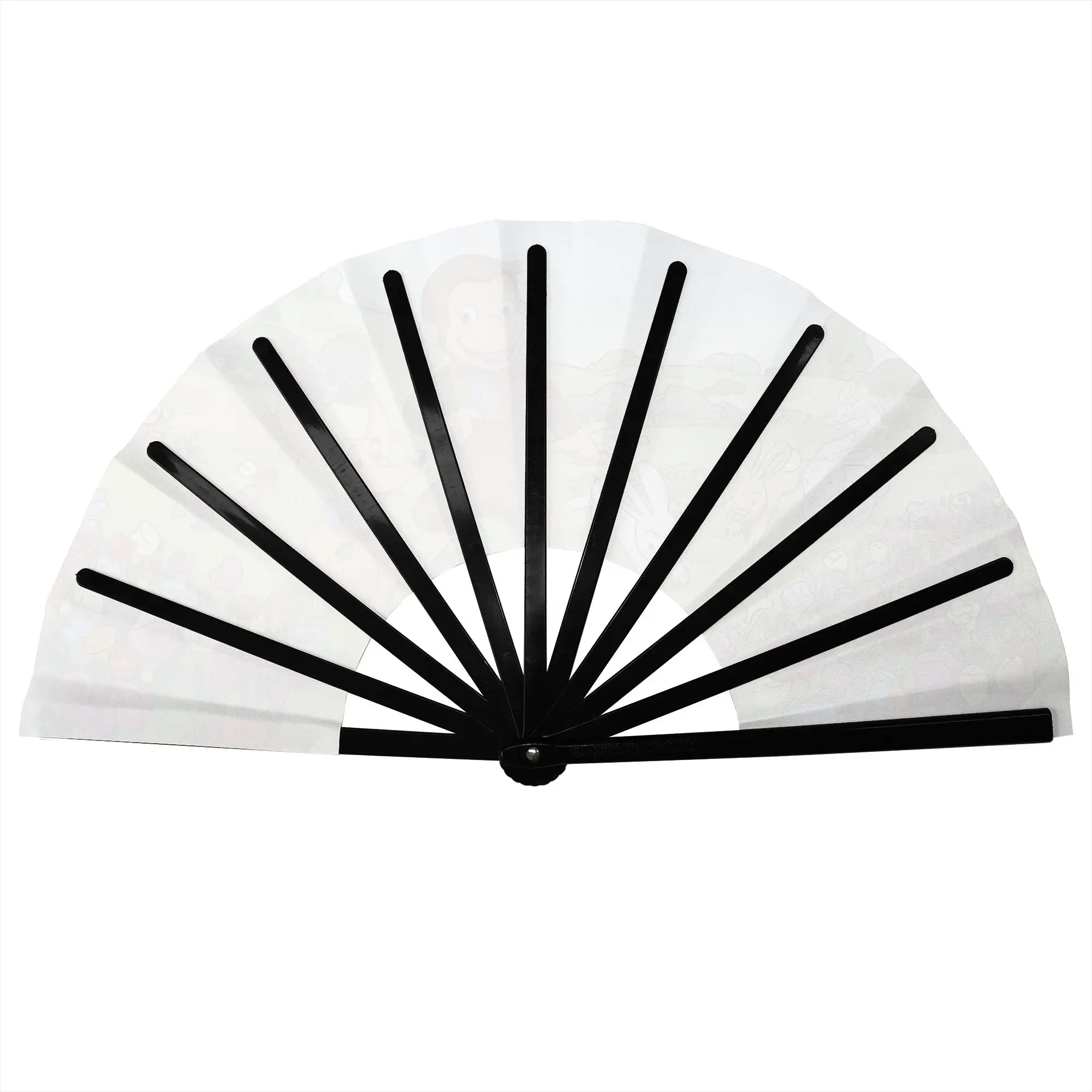C-Curious G-Georges Monkey Portable Pocket Fan Travel Adventure TV Folding Fan Chinese Dance Cooling Handheld Fans