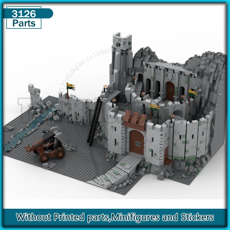 

Кинокольца Фортеса Moc Строительные блоки Масштаб UCS Шлем Глубокий ортекан Средневековый замок Архитектура Технология Кирпичи Игрушки Подарки