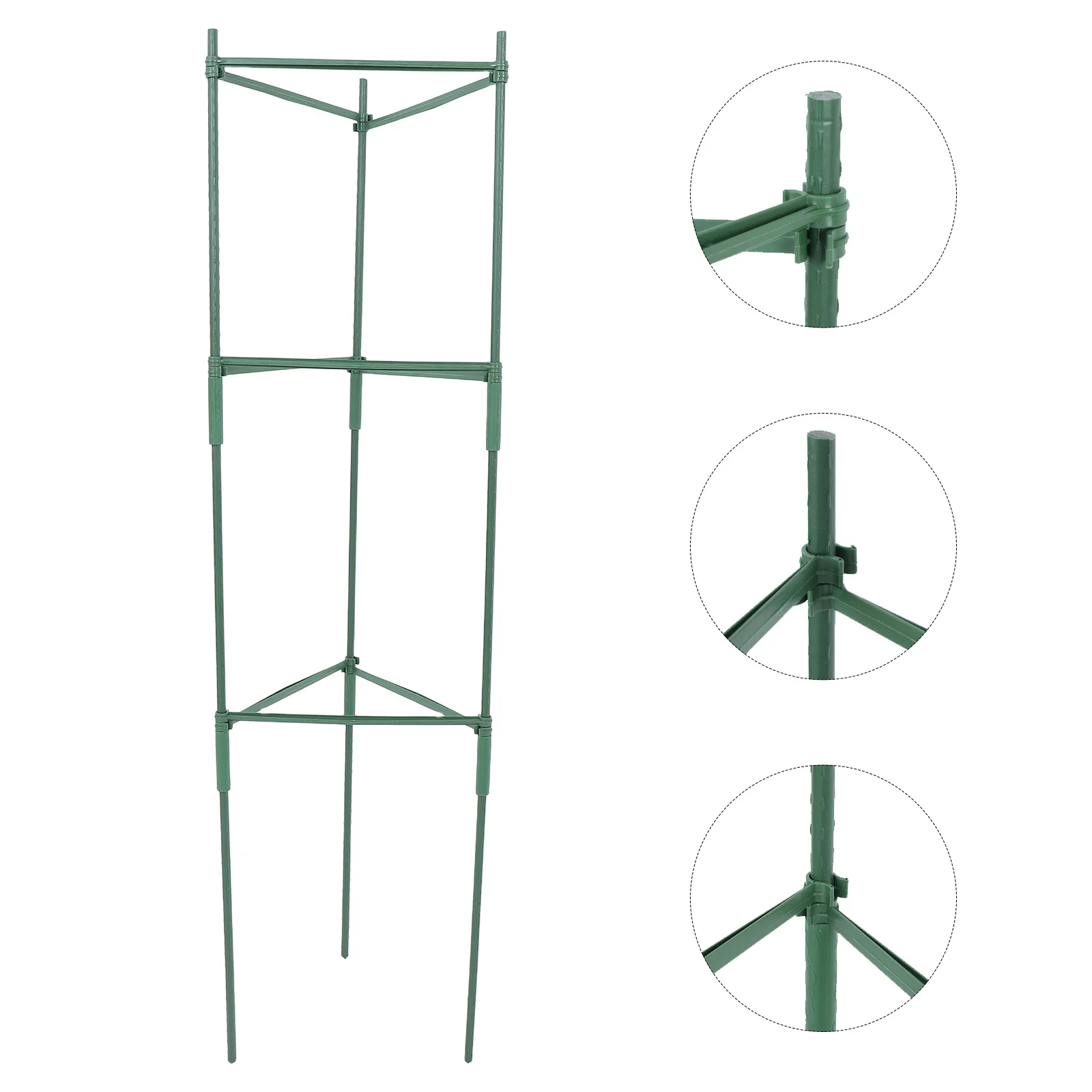 

1 Set Tomato Climbing Frame Sturdy Plastic Plant Support Cages For Tomatoes Cucumbers Beans Outdoor Vegetable Trellis Garden