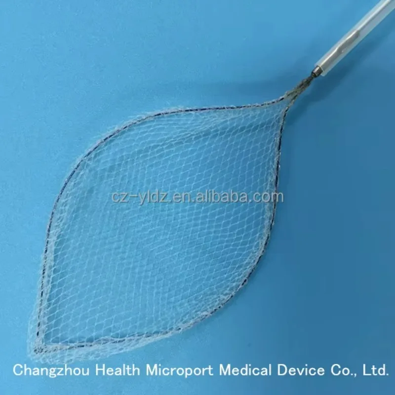 Flexible Endoscopic Grasping Forceps with Net
