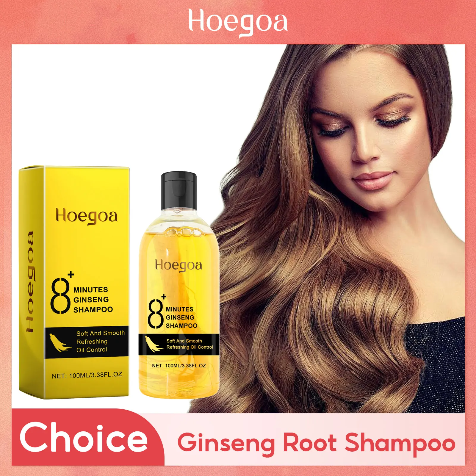 

Hoegoa Ginger Shampoo Hair Regrowth Thicker Scalp Oil Control Refreshing Reduce Loss ﻿﻿Improve Hair Frizzy Smooth Hair Shampoo