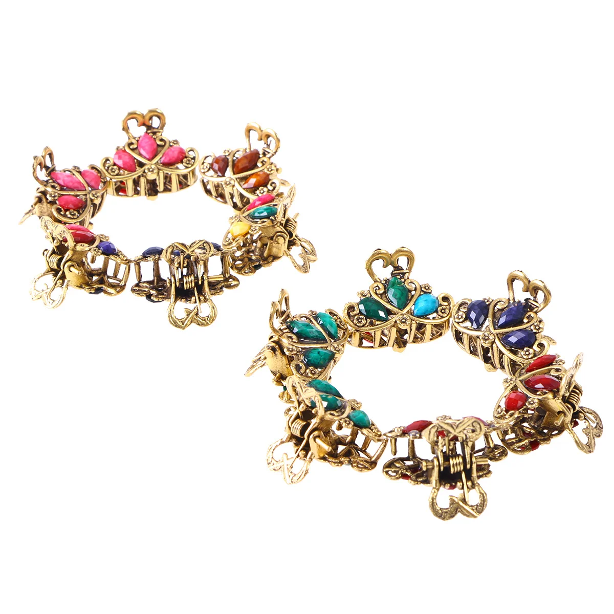 

12Pcs Crystal Hair Pin Bridal Wedding Clips Classic Decorative Hair Accessories for Party Prom Birthday Headwear Barrettes